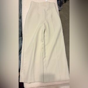 Zara Cream Wide Leg Women's Pants